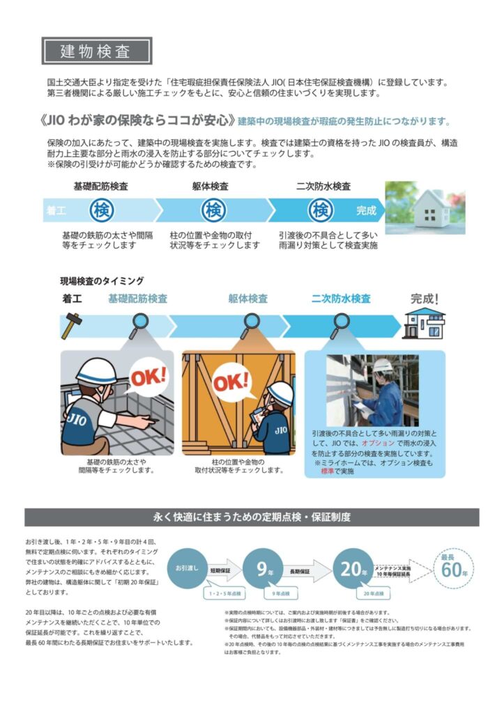 建築中の瑕疵を防ぐJIO第三者機関による住宅現場検査
